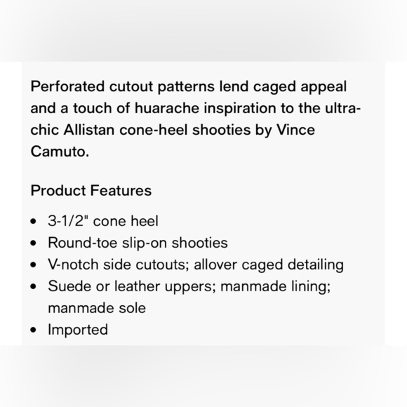 BRAND NEW Vince Camuto Allistan Cutout Peep-Toe Bootie - Picture 8 of 9